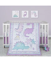 Sammy & Lou Tiny Dinos 4 Piece Crib Bedding Set