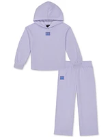 Under Armour Toddler & Little Girls 2-Pc. Fleece Hoodie Flared Pants Set