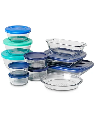 Anchor Hocking 20-Piece Bake, Store & Mix Set