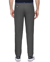 Pga Tour Men's Flat Front Micro Grid Textured Trousers