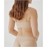 Pact Women's Organic Cotton Everyday High Rise Thong 6-Pack