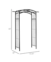 Streamdale Furniture 7Ft Garden Arbor: Wedding Ceremony & Trellis