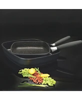 BergHOFF Scala Nonstick 12.5" Square Grill Pan, Removable Handle