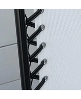 Patio Folding Sling Chairs with Armrests