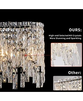 Streamdale Furniture Elegant Oval Crystal Chandelier for Modern Homes