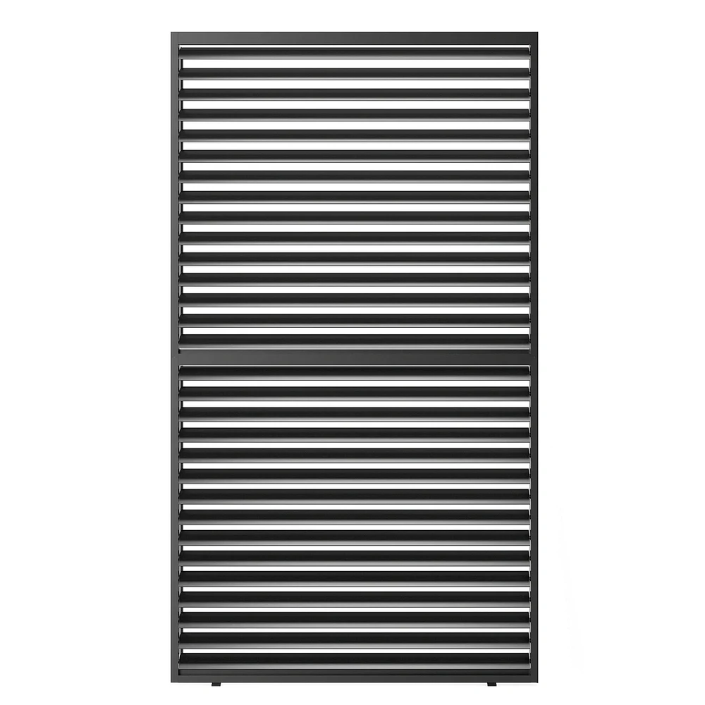 Streamdale Furniture 10FT Aluminum Louver Grille for Privacy and Sun Control