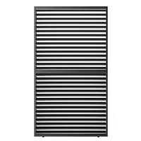 Streamdale Furniture 10FT Aluminum Louver Grille for Privacy and Sun Control