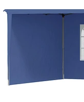 10'x20' Canopy Tent with Sidewalls, Heavy Duty Gazebo for Outdoor Events