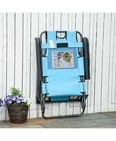 Streamdale Furniture Folding Chaise Lounge: 2-in-1 Tanning & Pool Chair