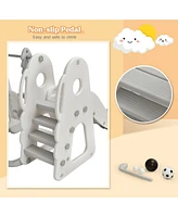 Sugift 6 in 1 Toddler Slide and Swing Set with Ball Games