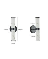 Resin Imitation Marble Texture Wall Light (Set of 2)