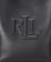 Lauren Ralph Leather Medium Witley Bucket Bag