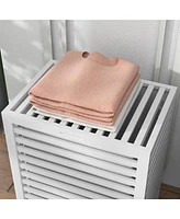 Bamboo Laundry Hamper with Lid & Liner