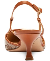 Coach Women's Rosie Crystal Signature Slingback Pumps