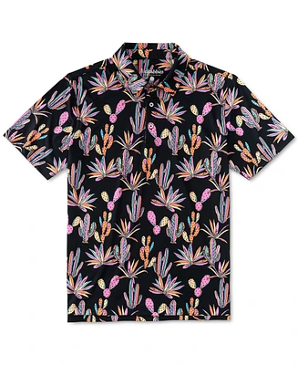 Chubbies Men's The Neon Desert Short Sleeve Printed Performance Polo