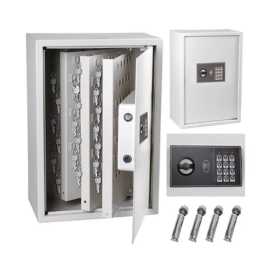 Yescom 245 Key Storage Cabinet Safe Digital Keyless Lock Box Organizer Rack Security