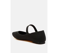 London Rag Herma Glitter Pin Buckle Ballerinas