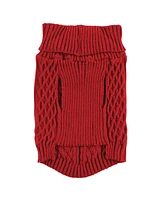 Luvable Friends Dogs and Cats Cableknit Pet Sweater
