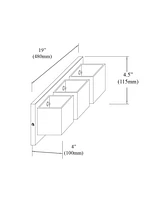 Dainolite 3 Light Vanity Light