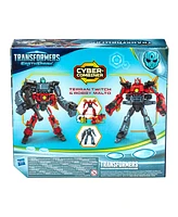 Transformers EarthSpark Cyber-Combiner Terran Twitch and Robby Malto Action Figure