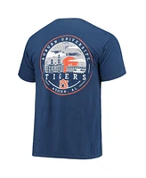 Image One Men's Navy Auburn Tigers Circle Campus Scene T-Shirt