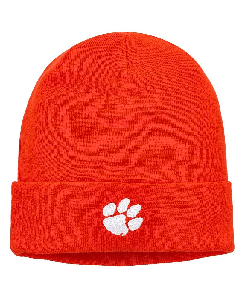 Nike Men's Orange Clemson Tigers Tonal Logo Cuffed Knit Hat