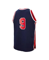 Mitchell & Ness Men's Michael Jordan Navy Usa Basketball 1984 Authentic Jersey