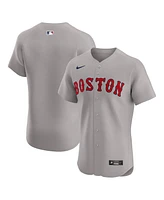 Nike Men's Gray Boston Red Sox Road Elite Jersey