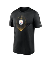 Nike Men's Black Pittsburgh Steelers Big Tall Blitz Legend Icon T-Shirt