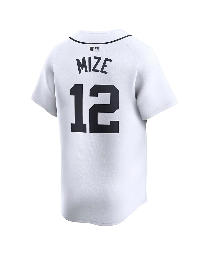 Nike Men's Casey Mize White Detroit Tigers Home Limited Player Jersey