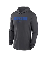 Nike Men's Duke Devils Sideline Hoodie Performance Long Sleeve T-Shirt