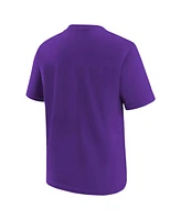 Nike Big Boys and Girls Purple Sacramento Kings Swoosh T-Shirt