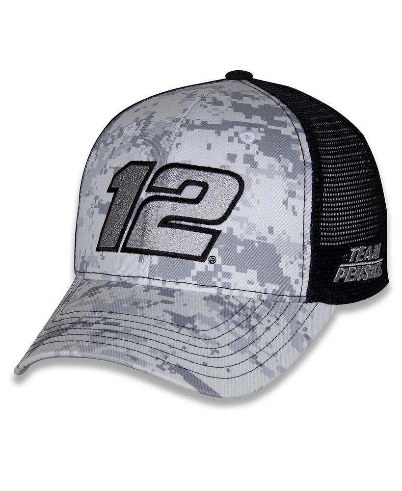 Team Penske Men's Camo Ryan Blaney Digital Adjustable Hat