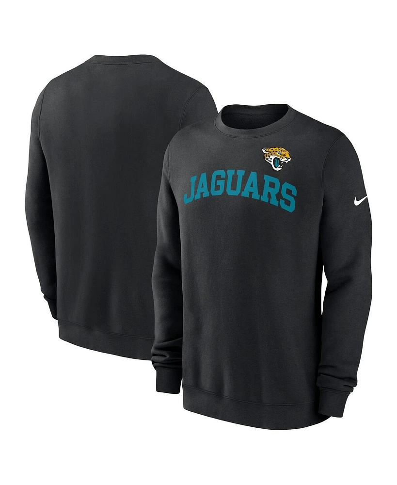 Nike Men's Black Jacksonville Jaguars Club Pullover Sweatshirt