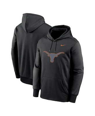 Nike Men's Black Texas Longhorns Color Pop Performance Fleece Pullover Hoodie