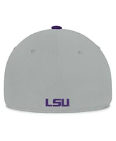 Top of the World Men's Gray/Purple Lsu Tigers Mick Flex Hat