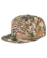 New Era Men's Realtree Camo Denver Broncos Active 9FIFTY Snapback Hat