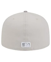 New Era Men's Khaki/Gray Pittsburgh Pirates Two-Tone Color Pack 59FIFTY Fitted Hat