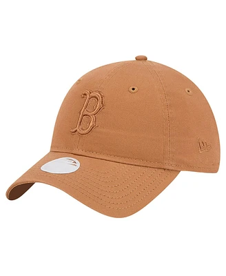 New Era Women's Brown Boston Red Sox Color Pack 9TWENTY Adjustable Hat