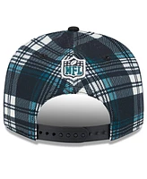 New Era Men's Black Philadelphia Eagles 2024 Sideline Statement 9FIFTY Snapback Hat