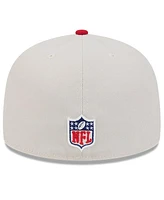 New Era Men's Stone/Scarlet San Francisco 49ers 2024 Sideline Historic 59FIFTY Fitted Hat