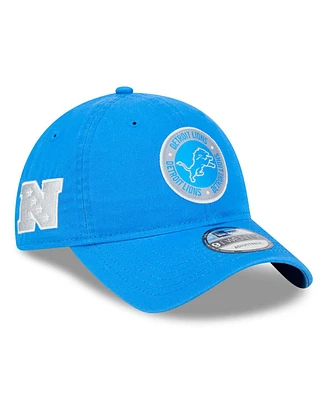 New Era Men's Blue Detroit Lions 2024 Sideline 9TWENTY Adjustable Hat