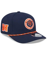 New Era Men's Navy Chicago Bears 2024 Sideline 9SEVENTY Stretch-Snap Hat