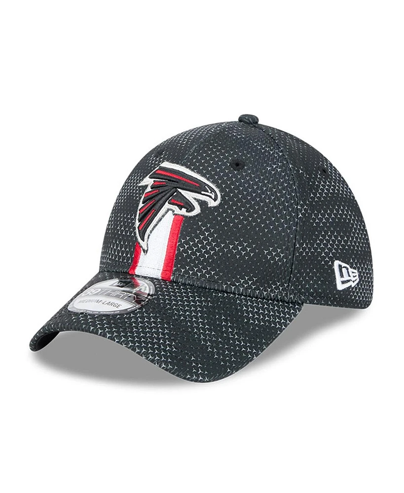 New Era Men's Black Atlanta Falcons 2024 Sideline 39THIRTY Flex Hat