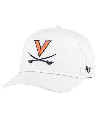 '47 Brand Men's White Virginia Cavaliers Rope Hitch Adjustable Hat