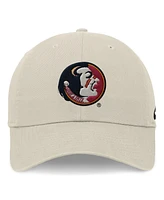 Nike Men's Stone Florida State Seminoles Legacy Club Swoosh Performance Adjustable Hat