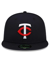 New Era Men's Navy Minnesota Twins National Baseball Hall of Fame 59FIFTY Fitted Hat