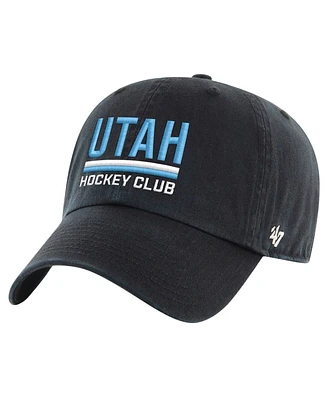 '47 Brand Men's Utah Hockey Team Core Logo Clean Up Adjustable Hat