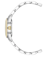 Anne Klein Women's Quartz Casual Coin Edge Two-Tone Alloy Metal Watch, 26mm