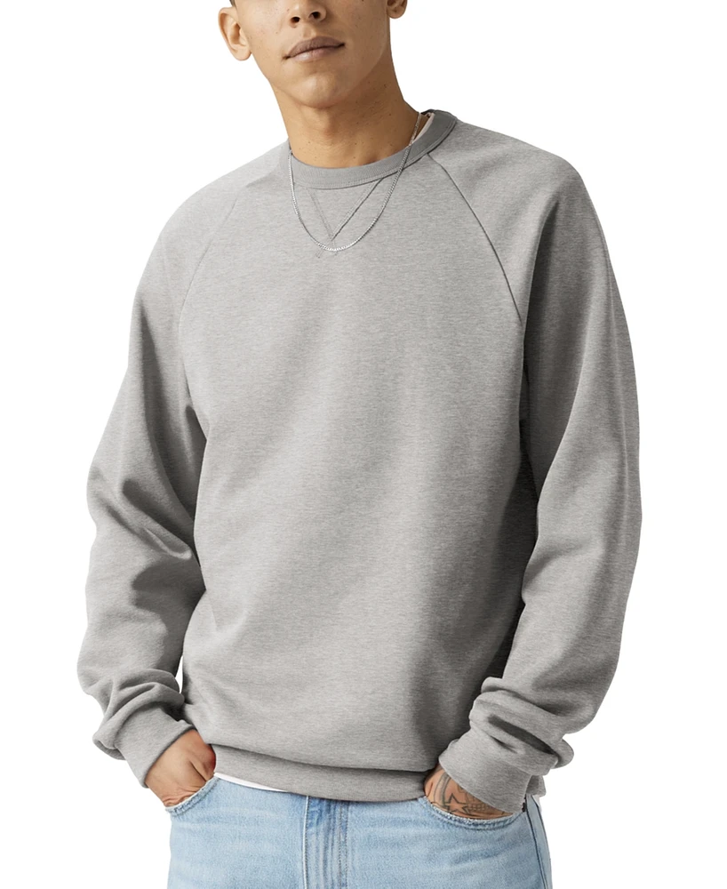 Levi' Men's Relaxed Fit Crewneck Long Sleeve Red Tab Logo Sweatshirt